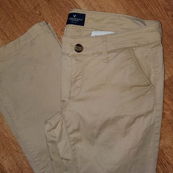 American Eagle Outfitters Pants - AEO • Kick Boot Style Khakis with Stretch